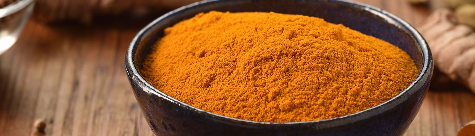 Bowl of ground turmeric